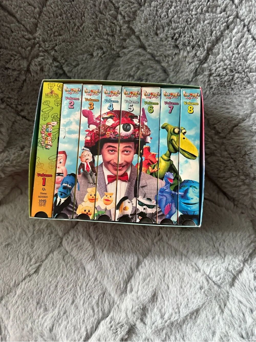 Vintage Pee-wee's Playhouse Kids VHS Box Set - Colorful Multi-Color Collection